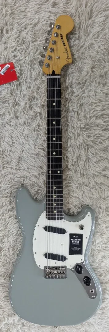 Fender  Player II Mustang®, Rosewood Fingerboard, Cactus Gray - Made in Mexico
