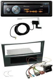 Автомагнитола Pioneer Bluetooth, DAB, USB, CD для Opel Corsa D, черная