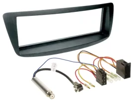 Einbauset DIN Autoradio für Peugeot 107 Citroen C1 Phantomeinspeisung