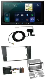Pioneer 2DIN DAB USB MP3 Bluetooth Autoradio für Mercedes CLS E-Klasse W211 02-0