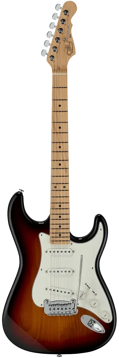 Электрогитара G&L Fullerton Deluxe Legacy 3-Tone Sunburst with Maple