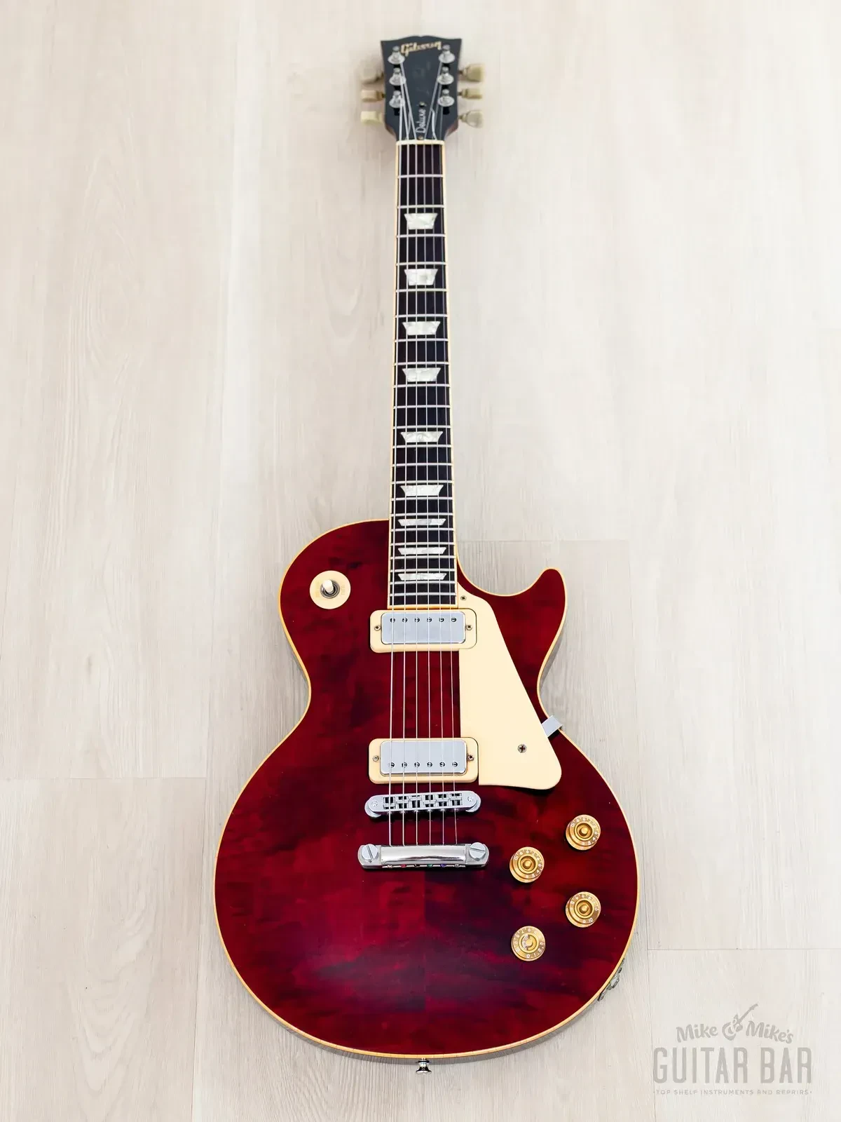 Электрогитара Gibson Les Paul Deluxe 30th Anniversary Limited Edition HH  Wine Red w/case USA 2000