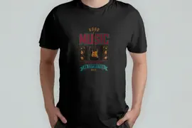 Футболка Popmerch MWXS145 "Guitar And Speakers" белая, мужская, размер XS
