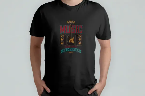 Футболка Popmerch MWXS145 "Guitar And Speakers" белая, мужская, размер XS