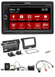 Blaupunkt Lenkrad DAB TMC 2DIN USB Bluetooth Navigation für Ford Ranger 2AB ab 0