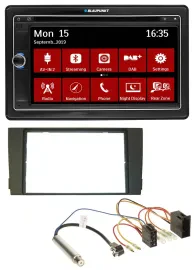 Blaupunkt Bluetooth DAB 2DIN USB DVD MP3 Autoradio für Audi A6 C5 2001-2005 ISO
