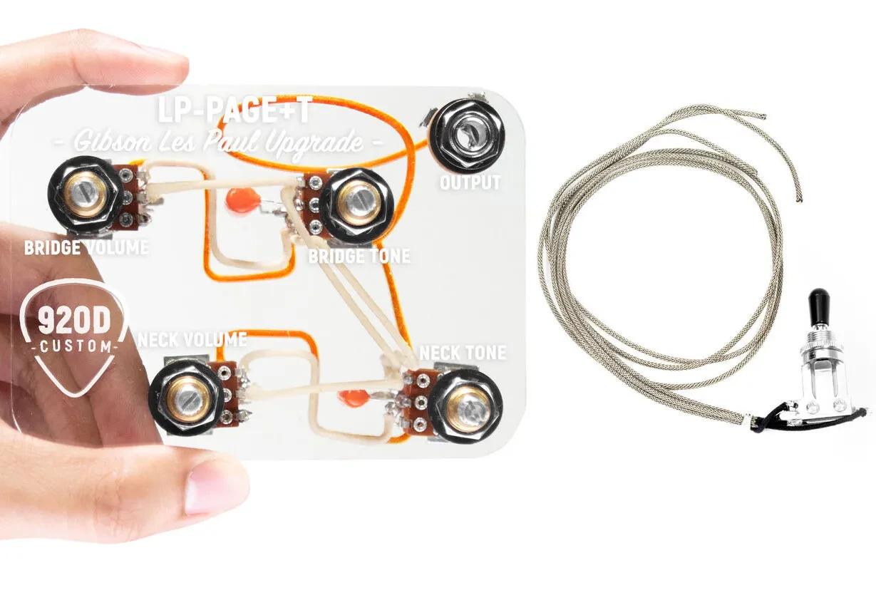 Комплект темброблока 920D Custom LP-PAGE+T Jimmy Page Mod Les Paul