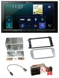 Pioneer MP3 Bluetooth USB 2DIN DAB Autoradio für Ford Mondeo 2007-2014 S-Max Pro