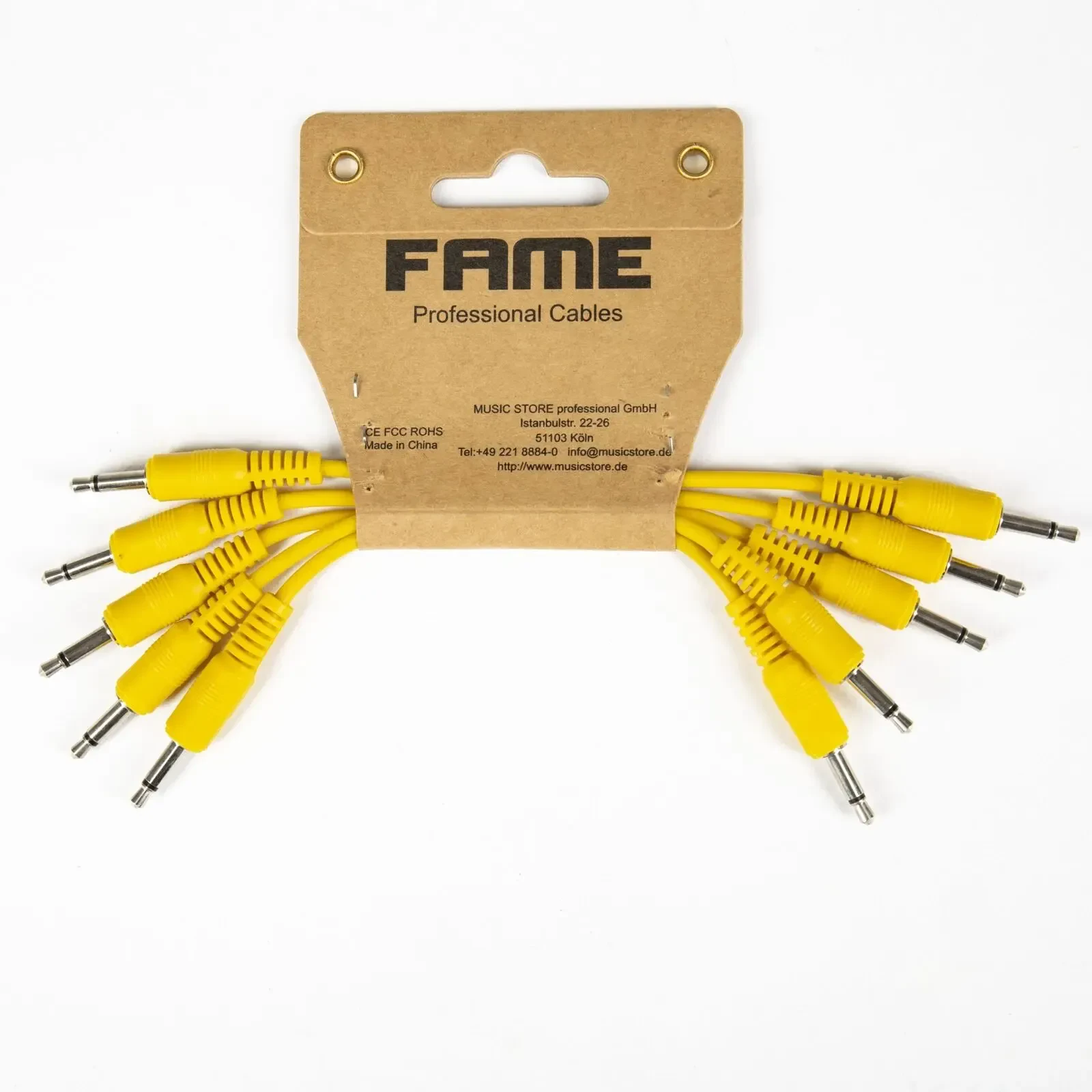 Коммутационный кабель Music Store Fame Modular Patch Cable Set 0.15 м (5 штук)