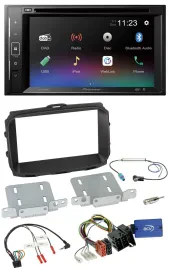 Pioneer Bluetooth Lenkrad USB 2DIN DAB DVD Autoradio für Alfa Romeo Giulietta 20
