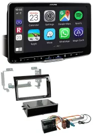 Alpine Bluetooth MP3 USB DAB Autoradio für Citroen Jumper 06-11 Quadlock piano s