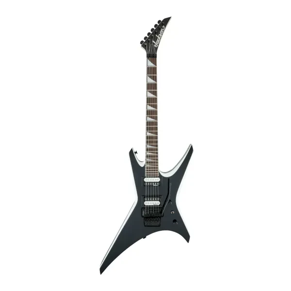 Jackson JS Series Warrior JS32 6 String Black with White Bevels Electric Guitar
