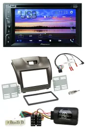 Pioneer Bluetooth 2DIN USB DVD DAB Lenkrad Autoradio für Isuzu D-Max ab 2012 gra