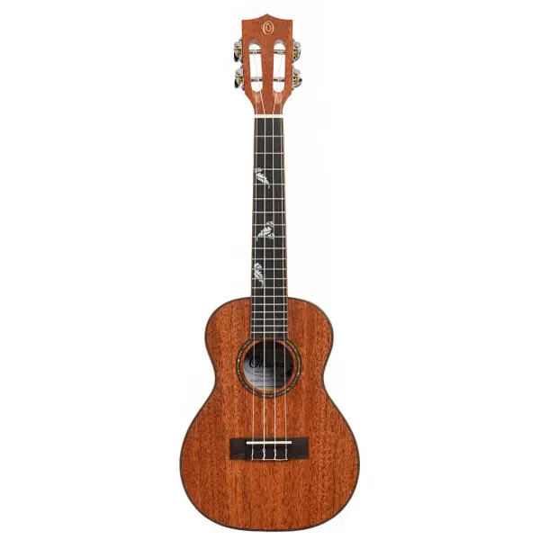 Ohana CK-32 All Solid Concert Size Ukulele, Satin Finish Slotted Headstock w/Bag