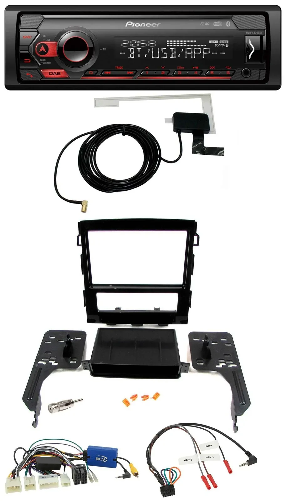 Автомагнитола Pioneer для Subaru Impreza (с 2018), Bluetooth, DAB, USB, управление с руля