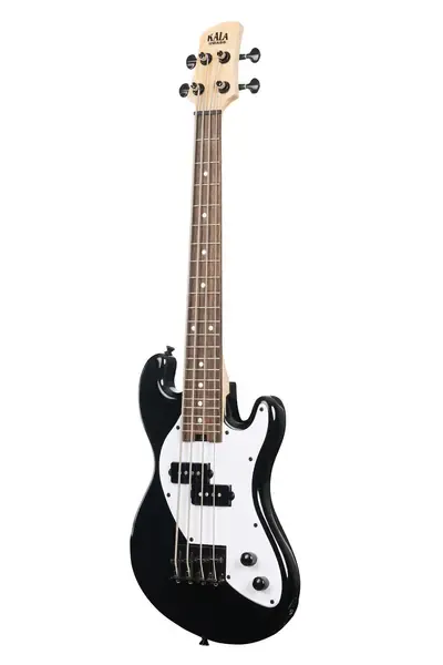 Укулеле-бас Kala Solid Body 4-String Fretted U-BASS Jet Black w/Gig Bag