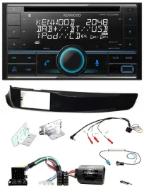 Kenwood CD 2DIN DAB USB Lenkrad Bluetooth Autoradio für Alfa Giulietta 940 10-14