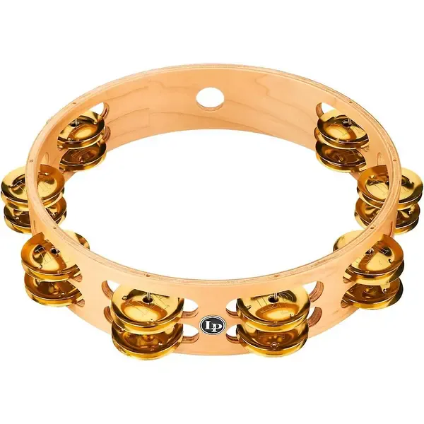 Тамбурин Latin Percussion 10" PRO Double Row Tambourine Brass