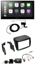 Pioneer USB Lenkrad 2DIN Bluetooth DAB Autoradio für Fiat Doblo ab 2010 Opel Com