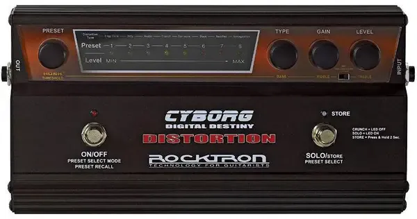 Педаль эффектов для электрогитары Rocktron Cyborg Distortion