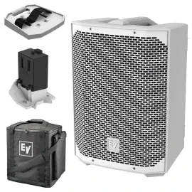 Electro-Voice EVERSE8 8" White Active Powered DJ Battery Powered Speaker w To...