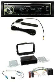 Автомагнитола Pioneer для Alfa Romeo Giulietta (с 2013) CD/MP3, USB, DAB, AUX, ISO, цвет черный глянец