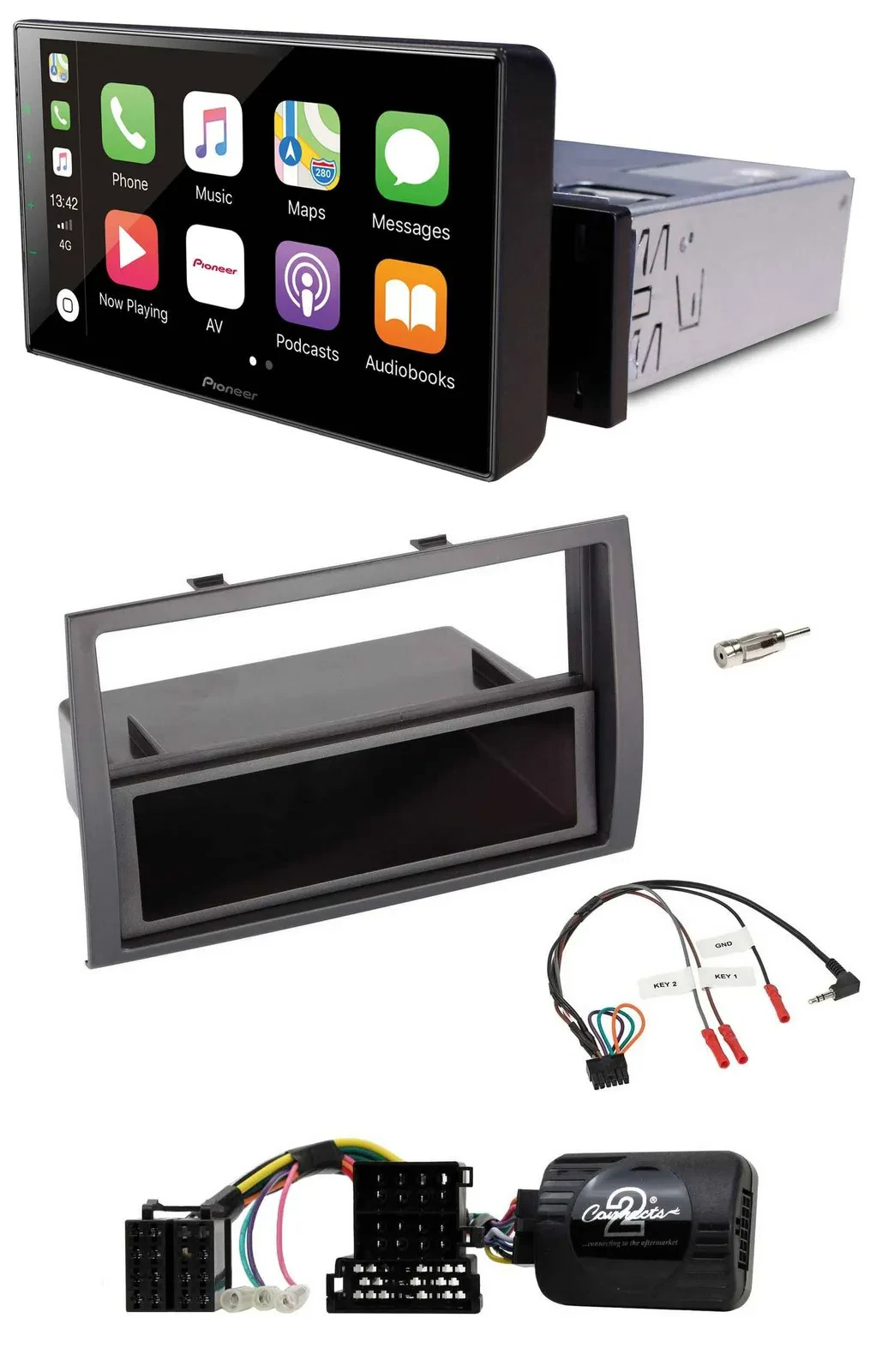 Pioneer Bluetooth Lenkrad DAB USB Autoradio für Citroen Jumper Peugeot Boxer 06-