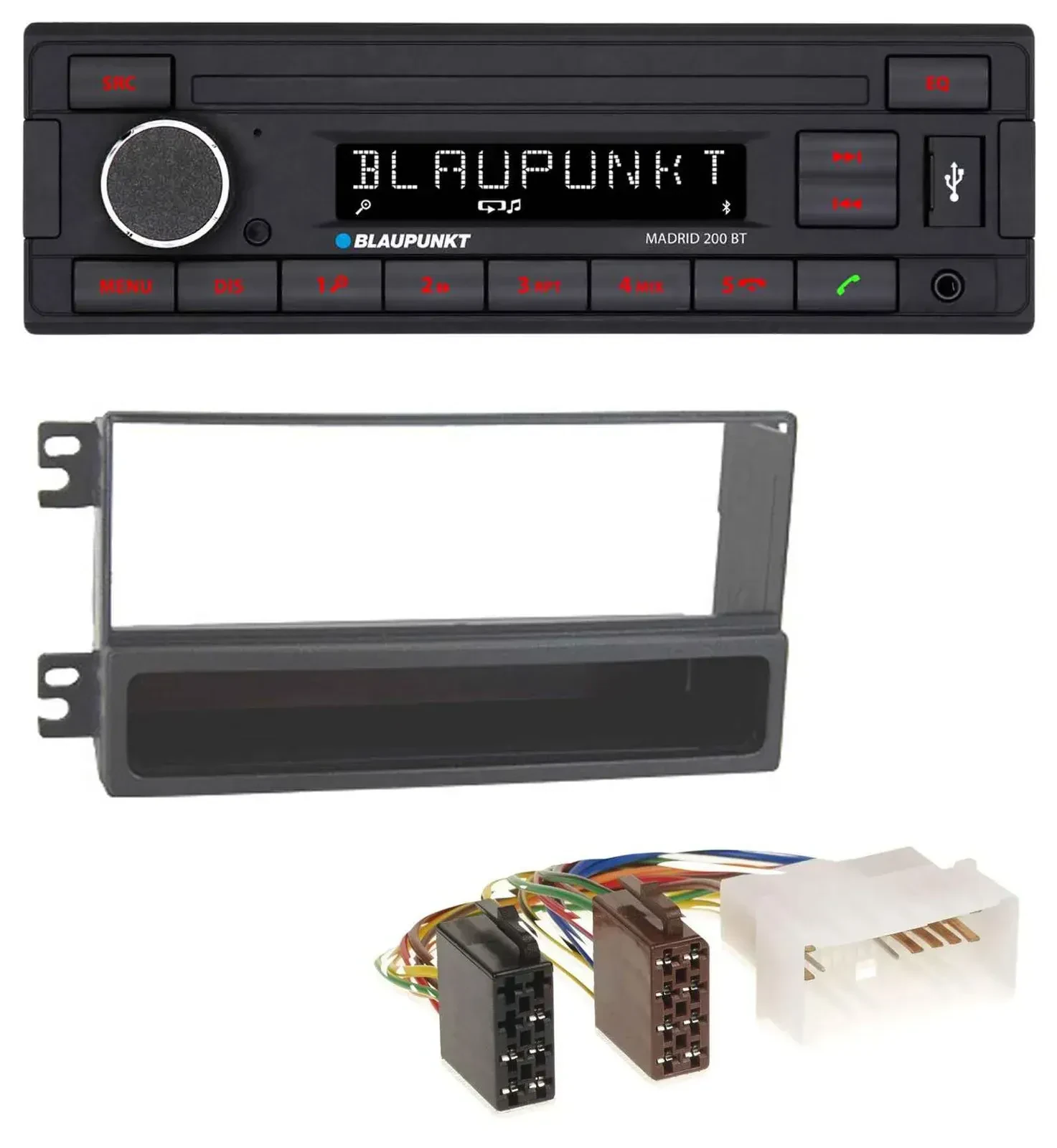 Blaupunkt USB AUX Bluetooth MP3 Autoradio für Kia Magentis (ab 2006)