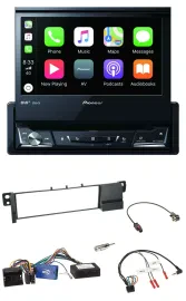 Pioneer DVD Bluetooth DAB USB Lenkrad Autoradio für BMW 3er E46 01-07 schwarz