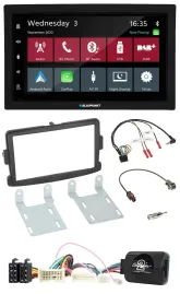 Автомагнитола Blaupunkt 2 DIN, USB, Bluetooth, DAB, для Dacia Sandero (с 2013)