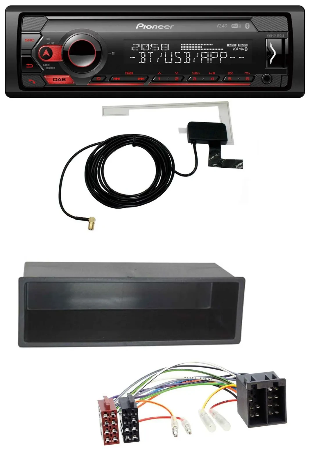 Pioneer DAB USB MP3 Bluetooth Autoradio für Mercedes A-Klasse M-Klasse Vaneo VW
