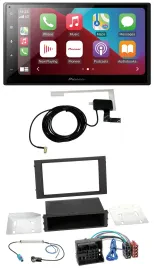 Автомагнитола для Seat Leon (с 2014) Pioneer 2DIN, USB, Bluetooth, DAB, MP3