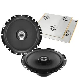 Hertz DCX170.3 50W RMS 6.75" Coaxial Speakers with Sound Damping (2 Pairs)