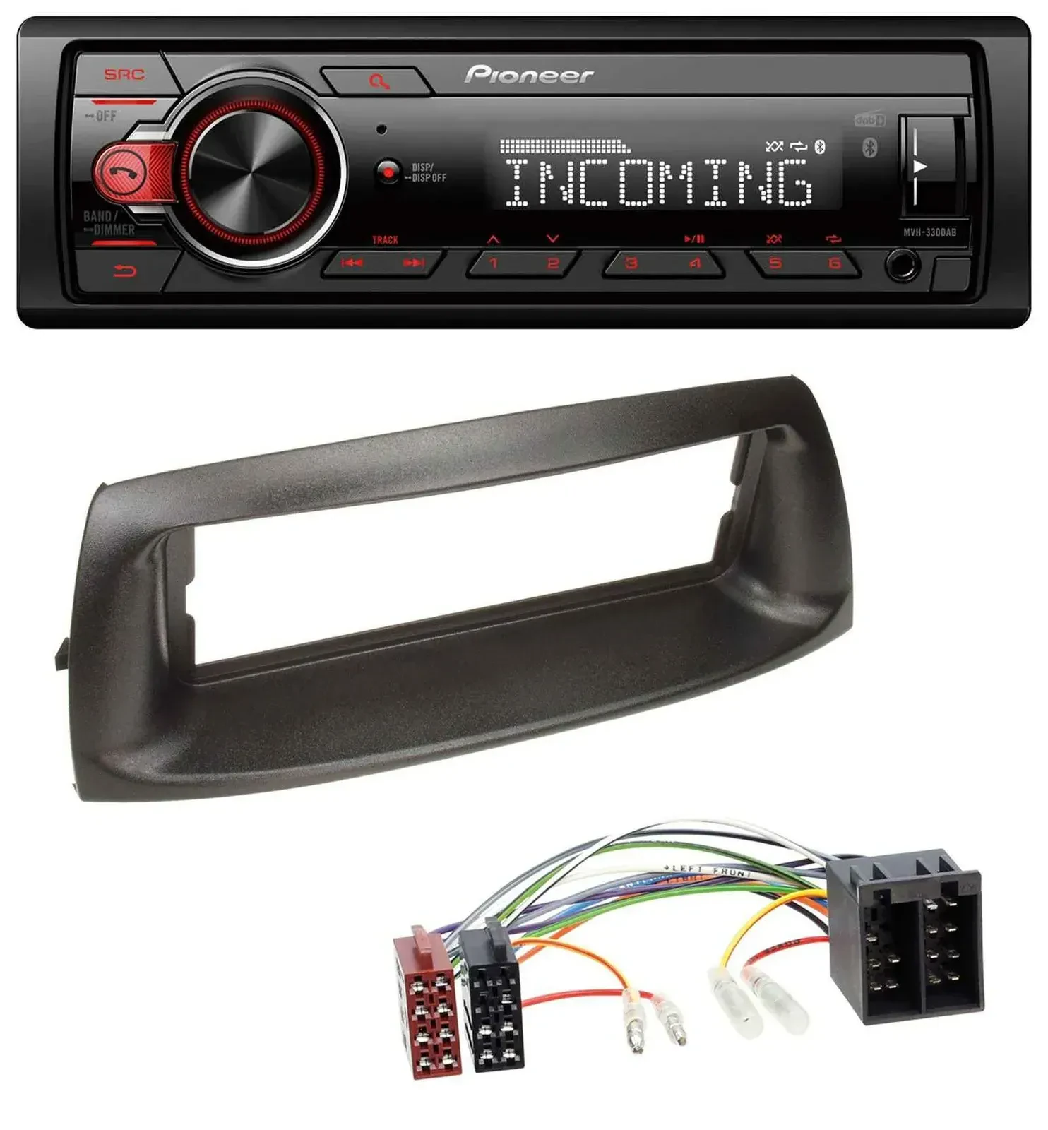 Автомагнитола для Fiat Punto (1999–2005) Pioneer Bluetooth, USB, DAB, MP3