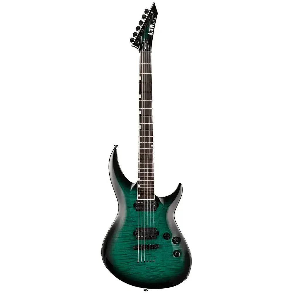 Электрогитара LTD H3-1000 FM Black Turquoise Burst