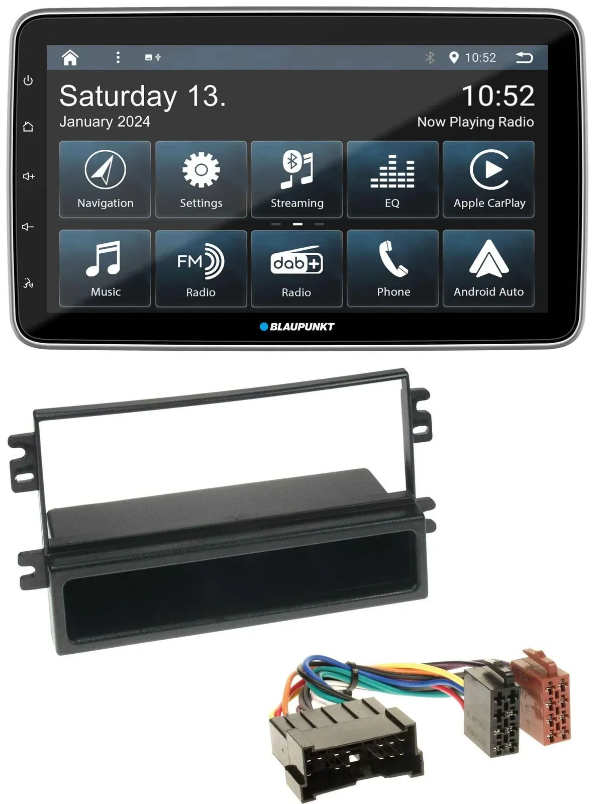 Автомагнитола для Kia Carens II (2004–2006) Blaupunkt USB, DAB, SD, MP3, Bluetooth