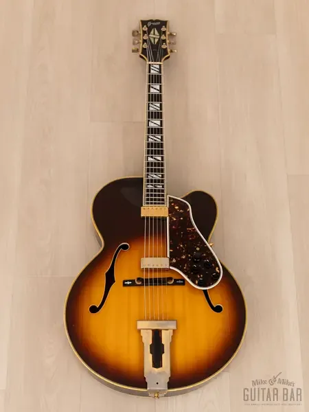 Полуакустическая электрогитара Greco J-115 Vintage Johnny Smith Sunburst Japan 1976