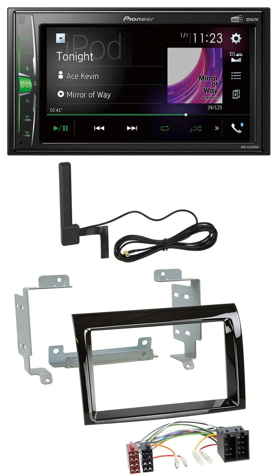 Автомагнитола для Peugeot Boxer и Citroen Jumper Pioneer 2DIN, MP3, DAB, AUX, Bluetooth