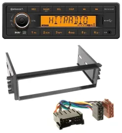 Continental 1DIN DAB MP3 AUX USB Autoradio für Hyundai Accent (2002-2005)