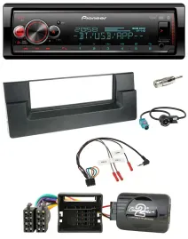 Pioneer Bluetooth USB Lenkrad DAB Autoradio für BMW 5er E39 01-04 Aktivsystem Qu