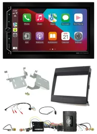 ESX 2DIN DAB USB Lenkrad Bluetooth Autoradio für Porsche Cayenne 11-16 Infoadapt