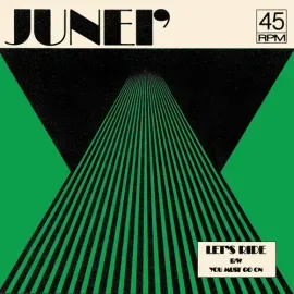 Виниловая пластинка JUNEI' - Let's Ride B/w You Must Go On - Clear Green [New 7" Vinyl] Clear Vinyl,