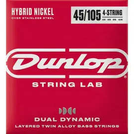 Струны для бас-гитары Dunlop DBHYN45105 Dual Dynamic Hybrid Nickel 45-105