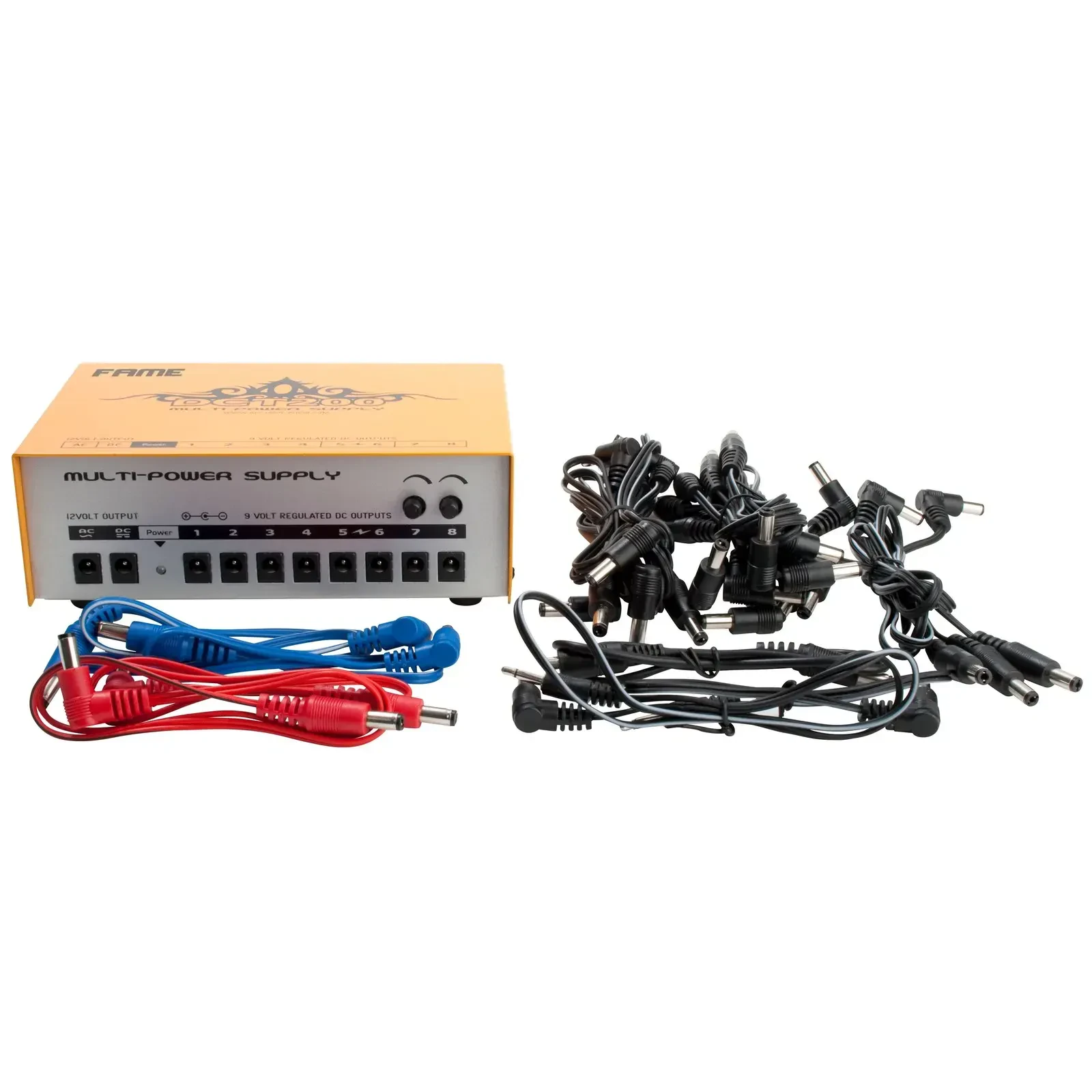 Блок питания для гитарных педалей Fame Audio DCT-200