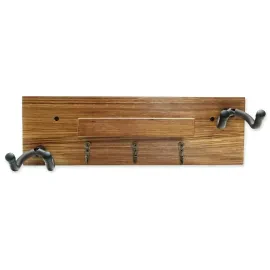keepdrum GS039E Gitarren-Wandhalterung Ebony für 2 Gitarren und Zubehör