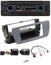 Blaupunkt Lenkrad MP3 CD Bluetooth USB Autoradio für Seat Ibiza conemaragrau