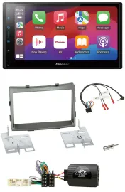 Pioneer DAB USB Lenkrad Bluetooth 2DIN Autoradio für SSangYong Rodius ab 2013