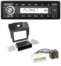 Автомагнитола для Isuzu D-Max (2012–2020) Continental 1-DIN, USB, AUX, DAB, MP3