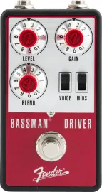 Fender Bassman® Driver Bass Effect Pedal MODEL #: 0234610000 - Rep Sample