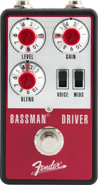 Fender Bassman® Driver Bass Effect Pedal MODEL #: 0234610000 - Rep Sample